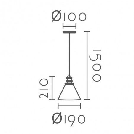 Lampe de plafond Turiga II