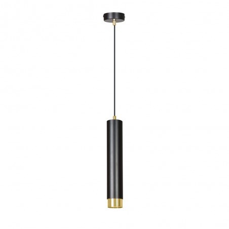 Lampe de suspension Mura Noir/Or
