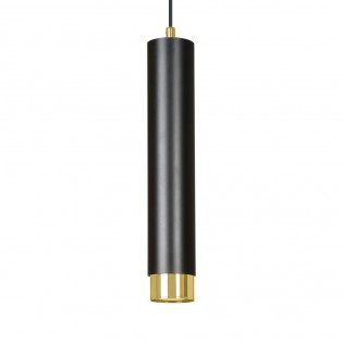 Lampe de suspension Mura Noir/Or