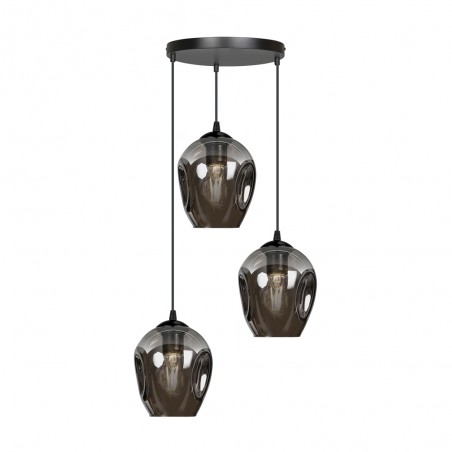 Lampe de suspension Domos Graphite (3 lumieres)
