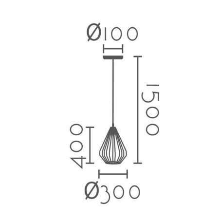Lampe de plafond Pira