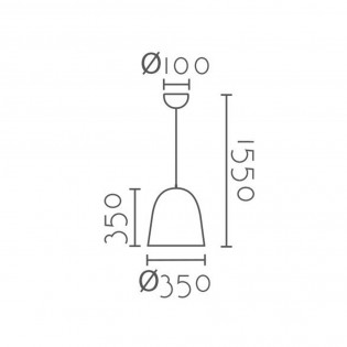 Lampe de plafond Oria