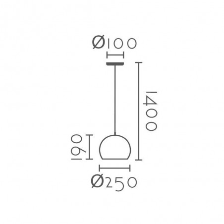 Lampe de plafond Arbo II