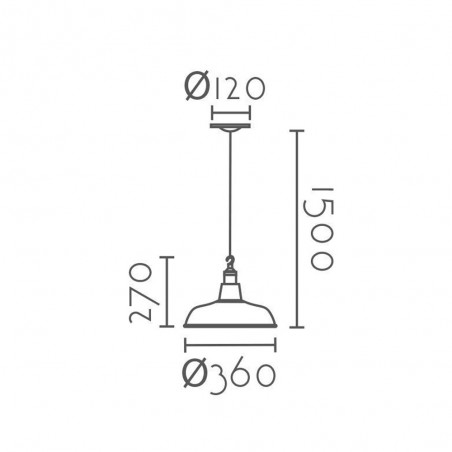 Lampe de plafond Nava
