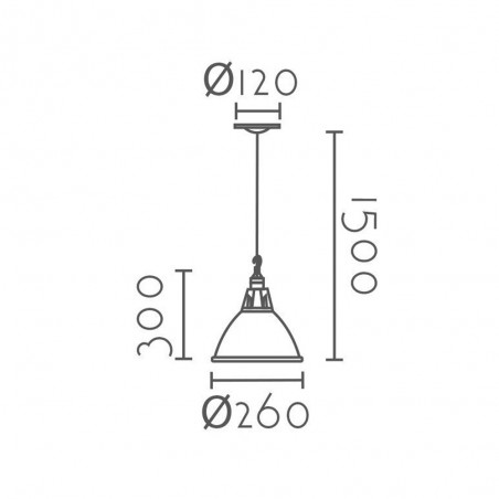Lampe de plafond Ferca