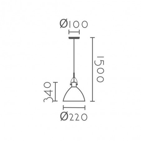 Lampe de plafond Lebal