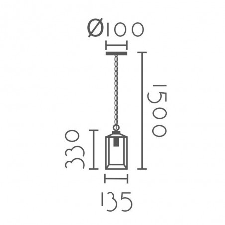 Lampe de plafond Tobar II