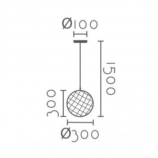 Lampe de plafond Orea