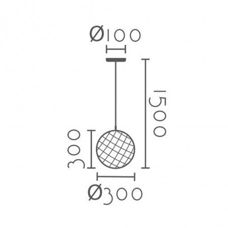 Lampe de plafond Orea