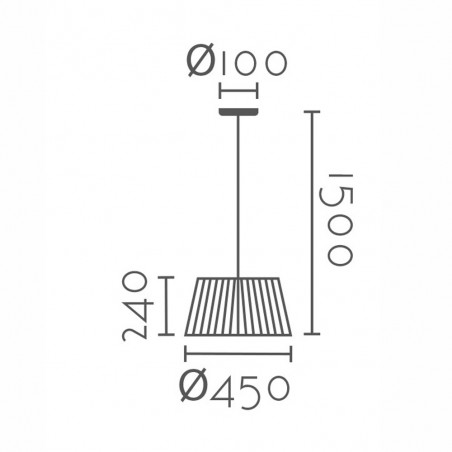 Lampe de plafond Selas