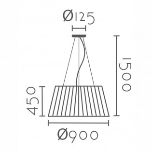 Lampe de plafond Selas II
