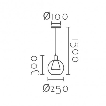 Lampe a suspensión Zael