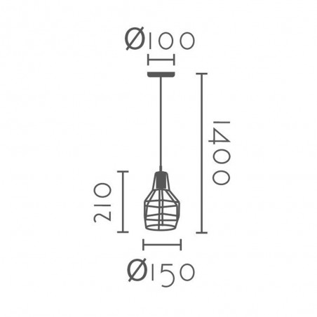 Lampe a suspensión Pira