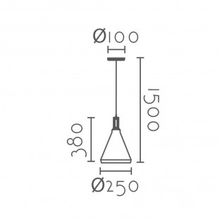 Lampe de plafond Igea II