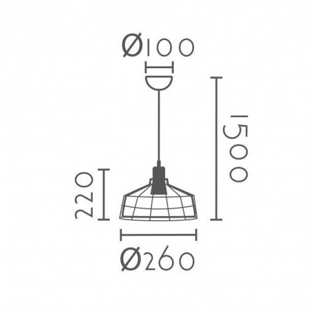 Lampe a suspensión Malva