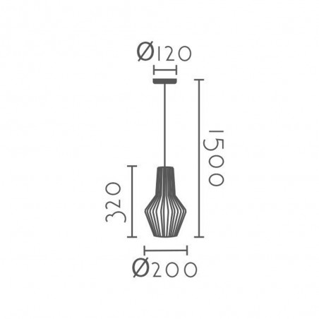 Lampe de plafond Mina
