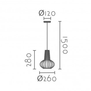 Lampe de plafond Miriam
