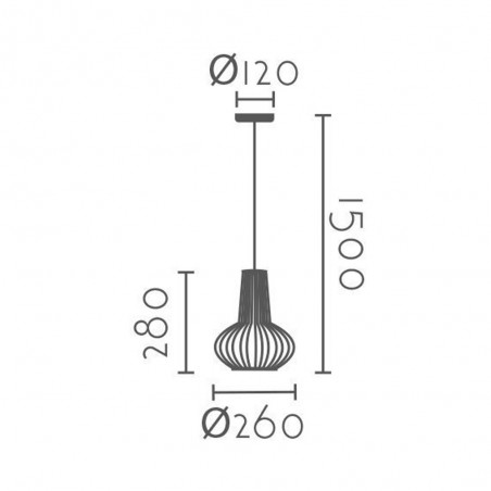 Lampe de plafond Miriam