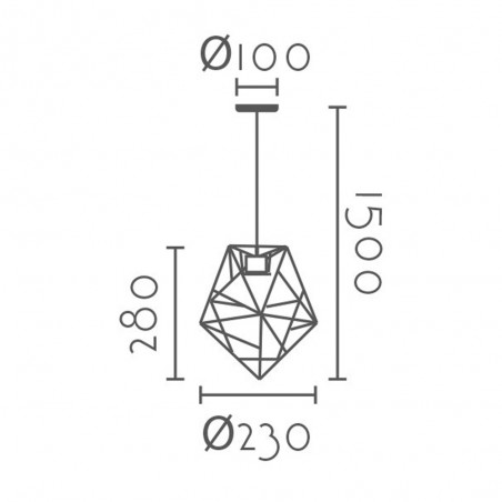 Lampe de plafond Neila