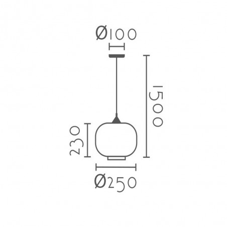 Lampe de plafond Leiva