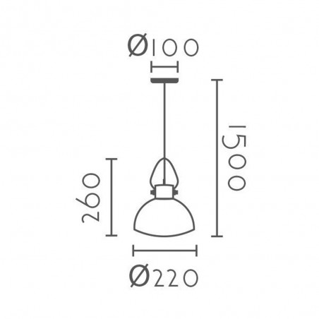 Lampe a suspensión Serreta II