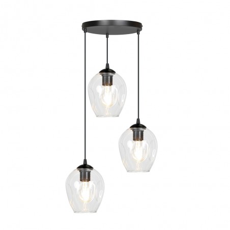 Lampe de suspension Domos Transparent (3 lumieres)
