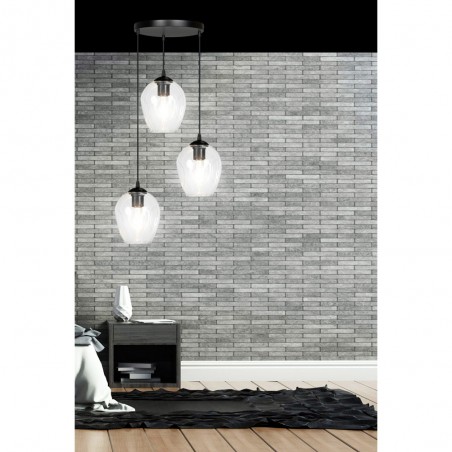 Lampe de suspension Domos Transparent (3 lumieres)