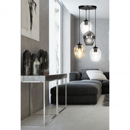 Lampe de suspension Domos Mix (4 lumieres)