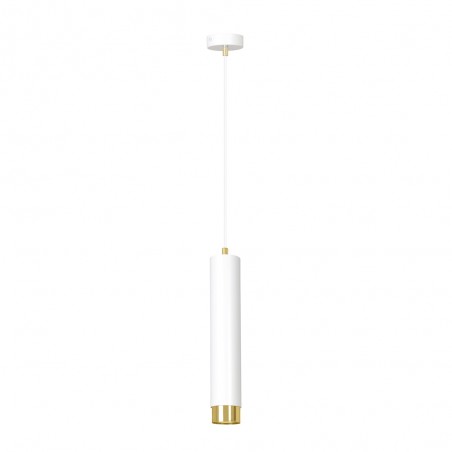 Lampe de suspension Mura Blanc/Or