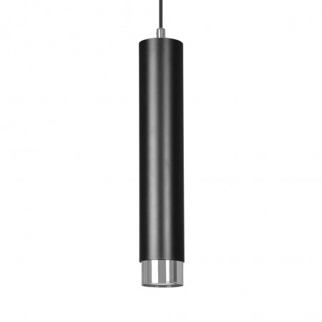 Lampe de suspension Mura Noir/Chrome
