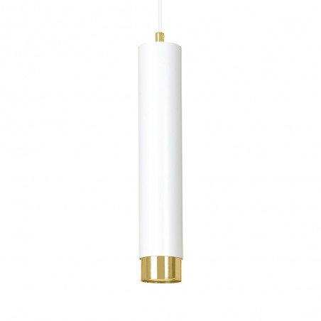 Regletté de suspension Mura Blanc/Or (3 lumieres)