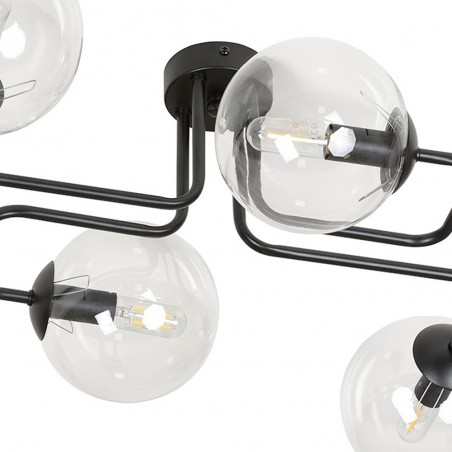 Plafonnier Vesta Transparent (4 lumières)