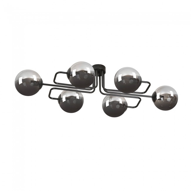 Plafonnier Vesta Graphite (6 lumières)
