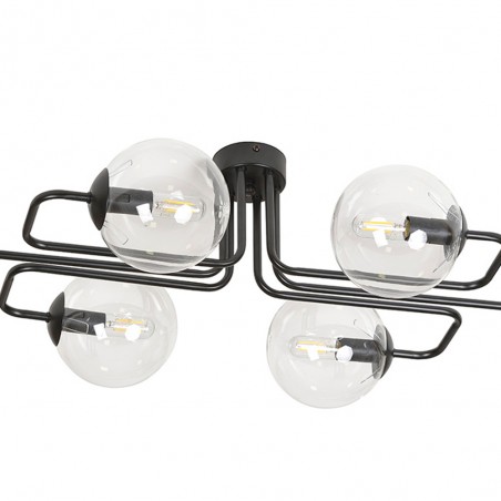 Plafonnier Vesta Transparent (6 lumières)