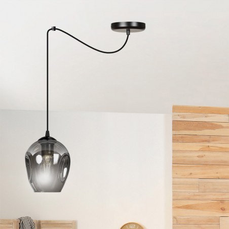 Lampe de plafond Maranto Graphite