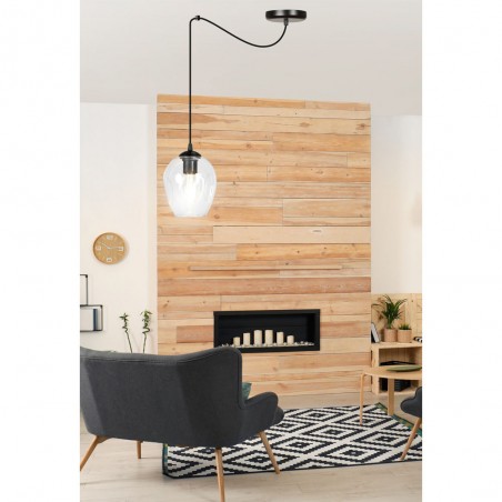 Lampe de plafond Maranto Transparent