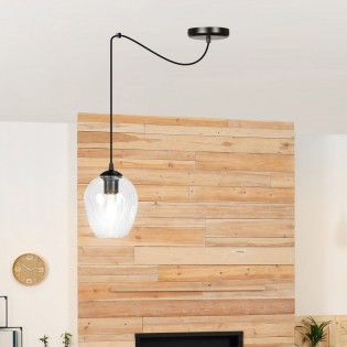 Lampe de plafond Maranto Transparent