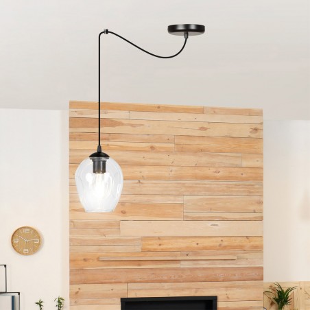 Lampe de plafond Maranto Transparent