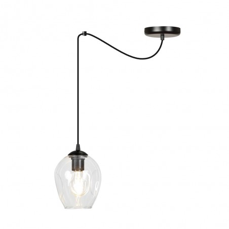 Lampe de plafond Maranto Transparent
