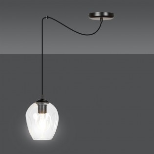 Lampe de plafond Maranto Transparent