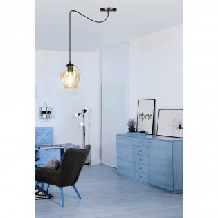 Lampe de plafond Maranto Ambre