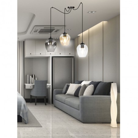 Lampe de suspension Maranto Mix (3 lumieres)