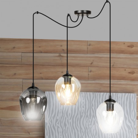Lampe de suspension Maranto Mix (3 lumieres)