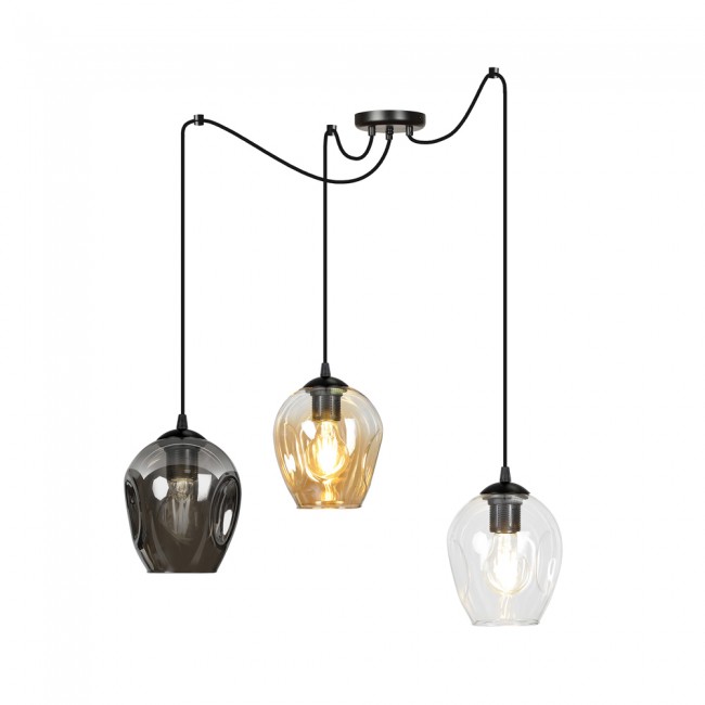 Lampe de suspension Maranto Mix (3 lumieres)