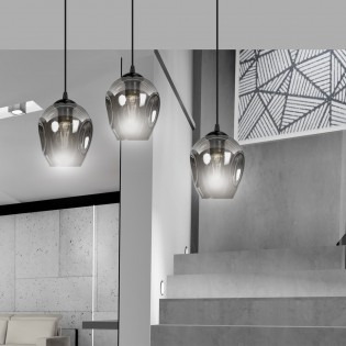 Lampe de suspension Maranto Graphite (3 lumières)