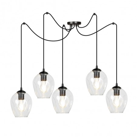 Lampe de suspension Maranto Transparent (5 lumières)