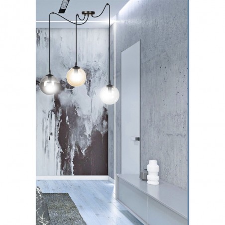 Lampe de suspension Fedora Mix (3 lumieres)