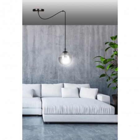 Lampe de plafond Fedora Graphite