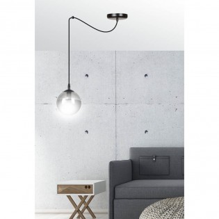 Lampe de plafond Fedora Graphite