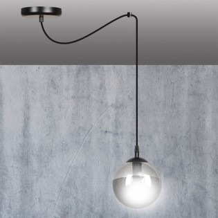 Lampe de plafond Fedora Graphite